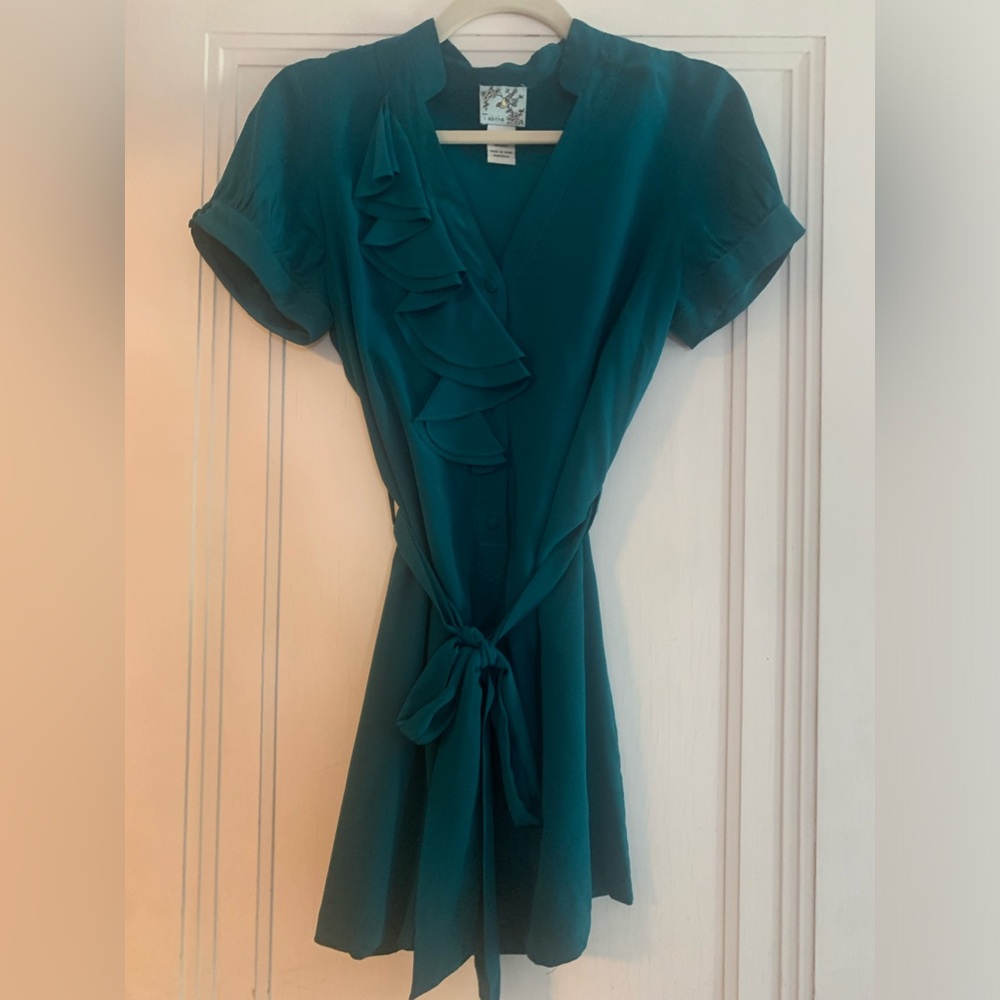 Tabitha silk tunic for Anthropologie